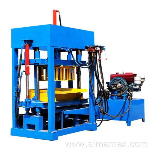 diesel engine block and brick making machine QT4-30